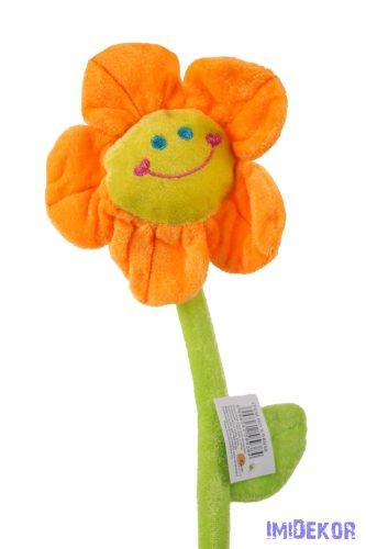 Plüss virág 45cm - Narancs