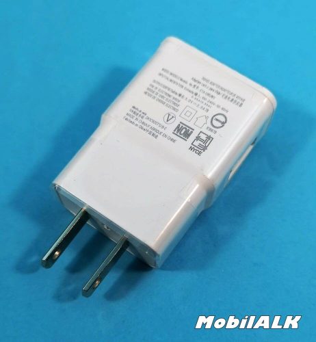 US dugó szabvány USB hálózati töltő fali adapter 5V 2A 1 portos fehér