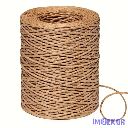 Kötöző drót papír bevonattal 2mm x 200m - Natúr