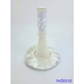 Esküvői díszített csokor alap üres - 3