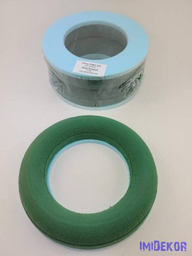 Tűzőhabos koszorú 20 cm