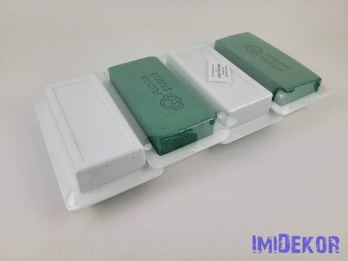 Műanyag tál Oasis tűzőhabbal Table Deco Mini