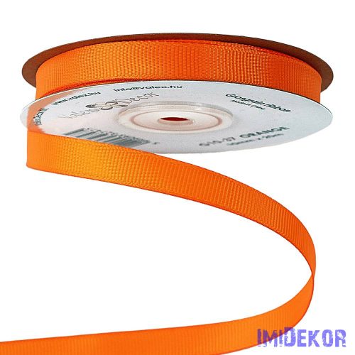 Ripsz szalag 10 mm x 20 m - Narancssárga