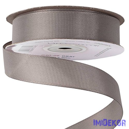 Ripsz szalag 20 mm x 20 m - Szürke