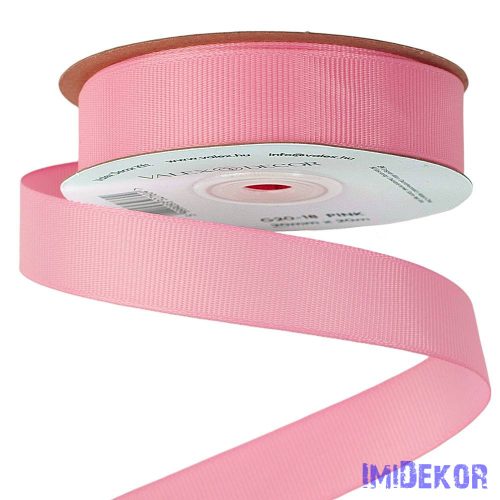 Ripsz szalag 20 mm x 20 m - Rózsaszín