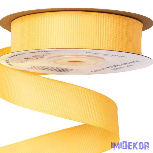 Ripsz szalag 20 mm x 20 m - Pasztell Sárga