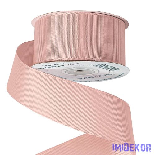 Ripsz szalag 38mm x 20m - Antik rózsaszín
