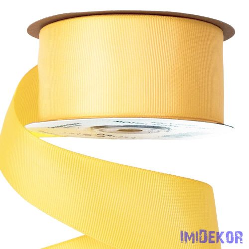 Ripsz szalag 38 mm x 20 m - Pasztell Sárga