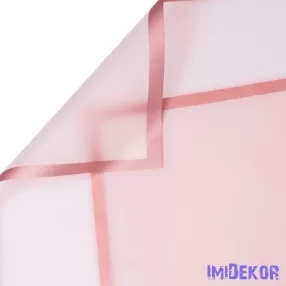   Áttetsző keretes matt fólia ív 58x58cm 20db/cs - Púder Bézs