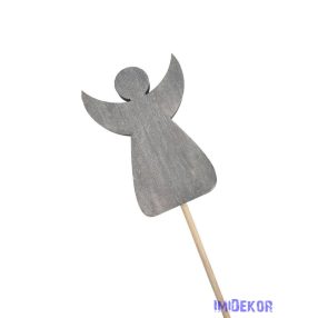 Fa dekor angyal modern