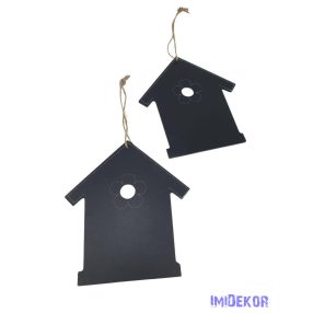 Írható fülületű virágos házikó 2db/csomag