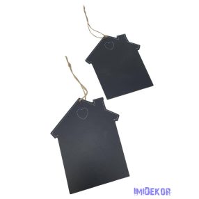 Írható fülületű házikó szívvel 2db/csomag