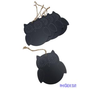 Írható felületű bagoly tábla 5db/csomag