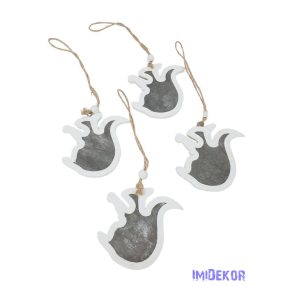 Akasztós fehér+szürke mókus*4