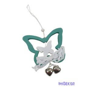 Csipkés lepke akasztós - Menta