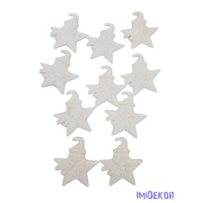 Polyresin csillag hóember*10