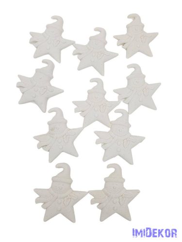 Polyresin csillag hóember*10