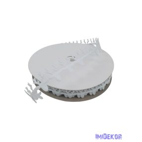 Filc szalag kicsi szarvas - Fehér