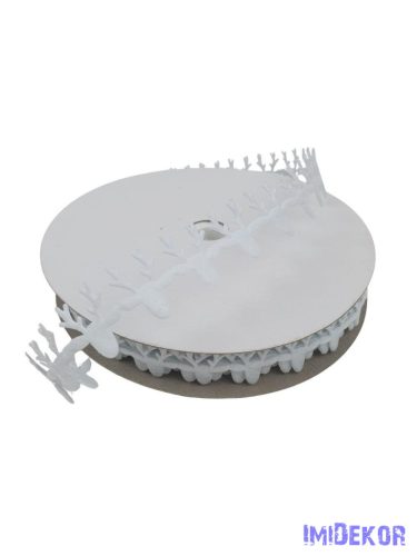 Filc szalag kicsi szarvas - Fehér