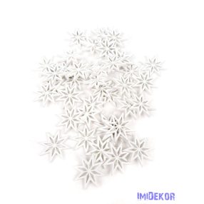 Fa dekor 8 ágú csillag 40db/csomag