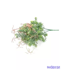 Kócos műzöld csokor 36 cm