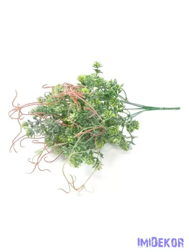 Kócos műzöld csokor 36 cm