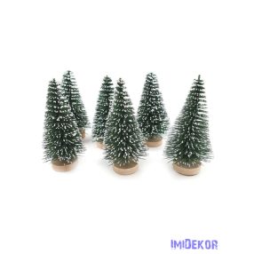 Talpas fenyőfa 8cm 6db/cs - Sötét Zöld