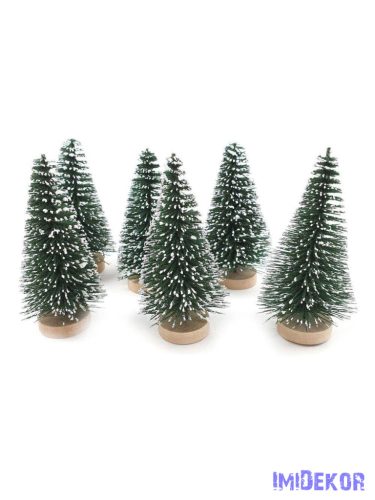 Talpas fenyőfa 8cm 6db/cs - Sötét Zöld