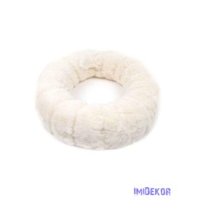Szőrmés alap 20 cm - Törtfehér