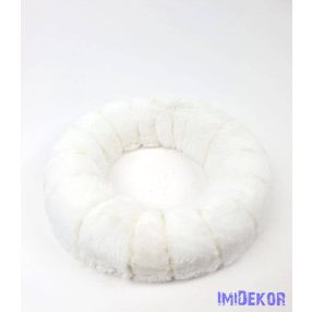 Szőrmés alap 20 cm - Fehér