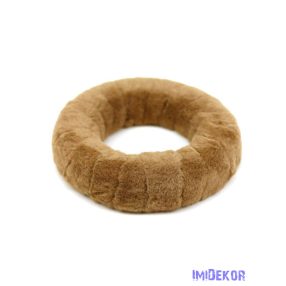 Szőrmés alap 20 cm - Sötét Barna