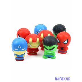 Szivacs szuperhős mix 8 db/cs