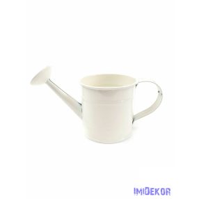 Kicsi bádog locsoló - Törtfehér