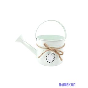 Fém virágos bádog locsoló - Halvány Zöld