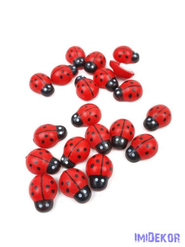 Fa öntapadós katica 13mm 20db/csomag