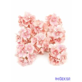 Apróvirágos dekor selyem fej 8 db/csomag - Barack