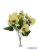 Árvácska 10 fejes selyemvirág csokor 30cm - Sárga