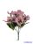 Árvácska 10 fejes selyemvirág csokor 30cm - Rózsaszín