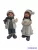 Kék sálas téli figura hógolyóval