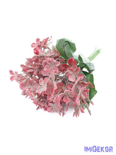 Műzöld művirágos hortenzia bokor 35cm - Bordó