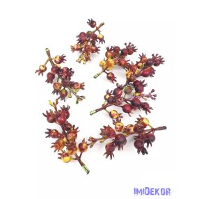 Őszi fürt bogyó 7db/csomag - Bordó-Krém