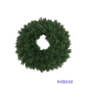 Műfenyő koszorú alap 37 cm - Zöld