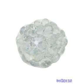 Dekor üvegkavics - Színátmenetes Fehér