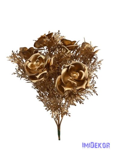 Metál műzöld csokor A