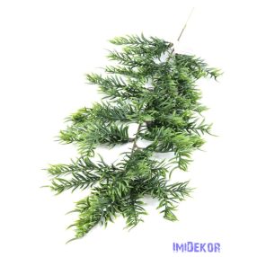 Mű örökzöld ág 66cm C - Zöld
