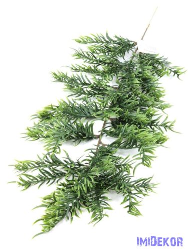 Mű örökzöld ág 66cm C - Zöld