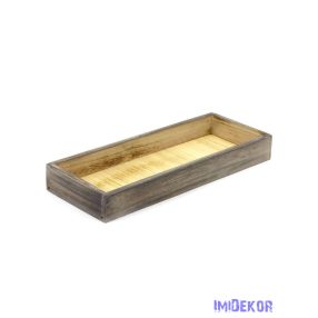Lapos fa láda 39,5cm - Hamvas Natúr