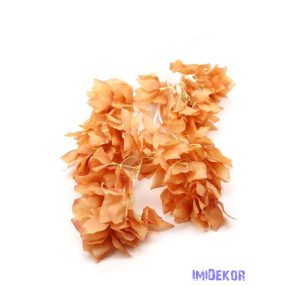 Őszi virágos ág 100 cm - Narancs