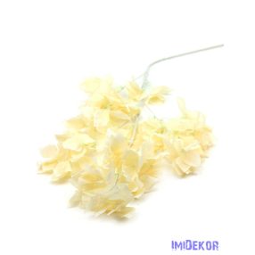 Őszi virágos ág 100 cm - Krém