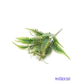 Páfrány műzöld bokor 48cm - Sárgás Zöld